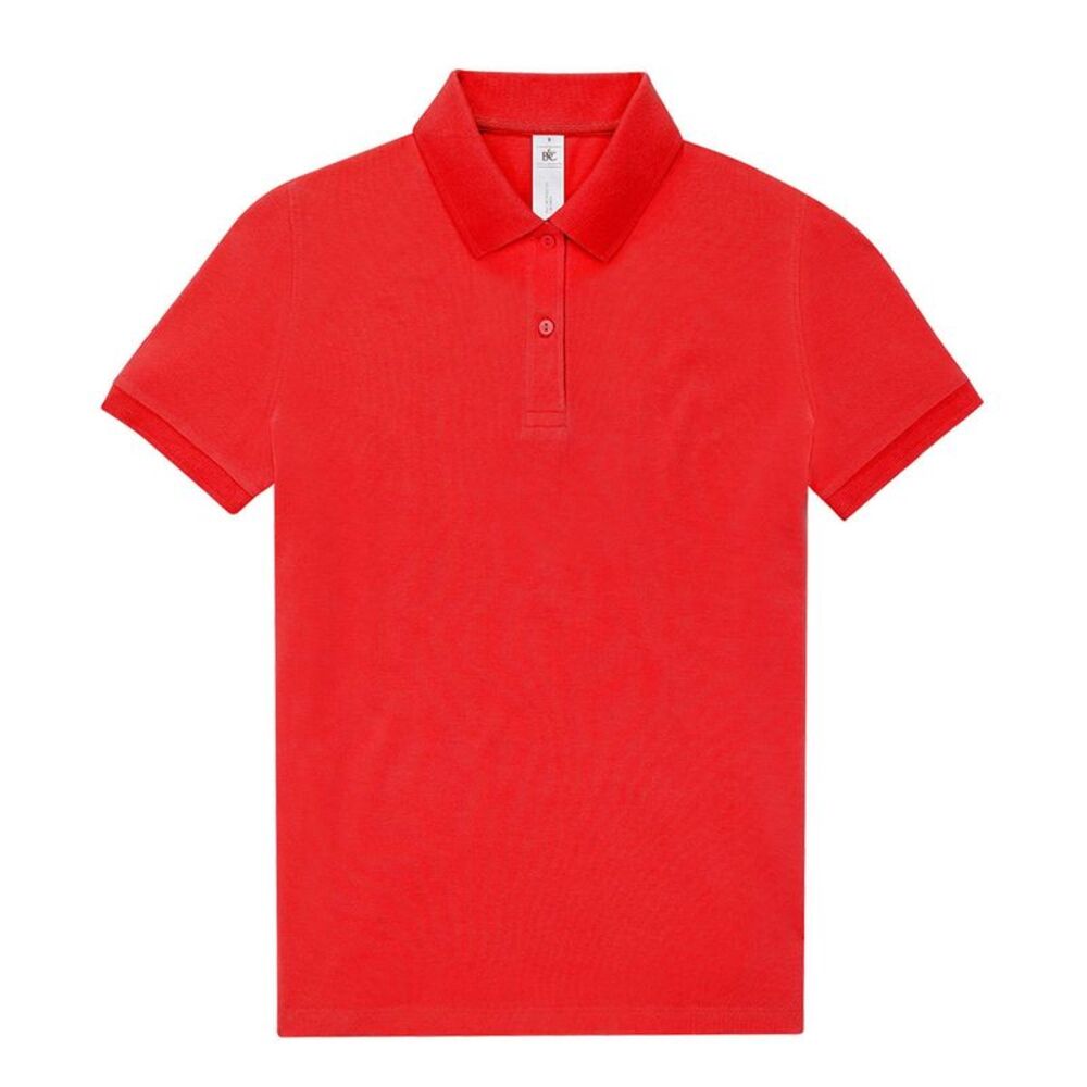 B&C Womens/Ladies My Polo Shirt / Red